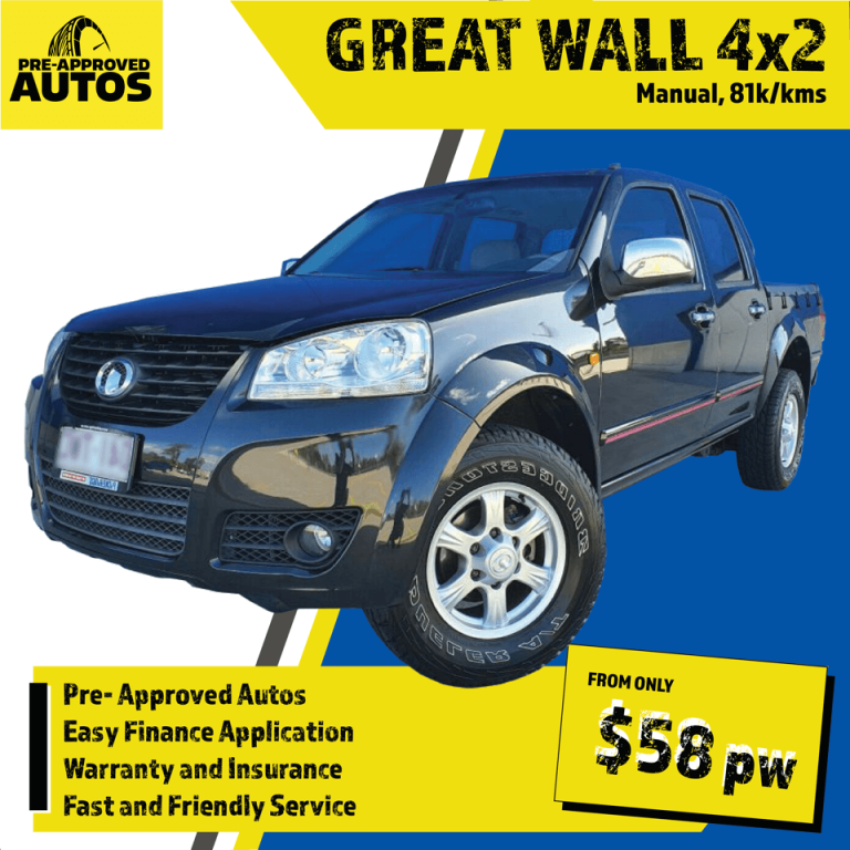 great-wall-ute-finance-pre-approved-autos